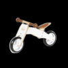 Mini driewieler 'Charlie', wit/naturel