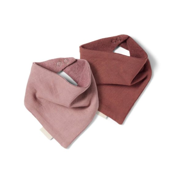 Acile badstof slabbetje 2-pack